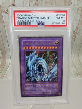 Yu-Gi-Oh! Dragon Master Knight Ultimate Edition 2 #UE02-EN001 Ultra Rare PSA 8